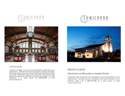 LUMICHRON clock catalogs